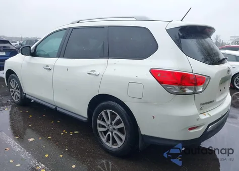 2016 Nissan Pathfinder Sv z USA, uszkodzony, nr VIN 5N1AR2MM6GC624294